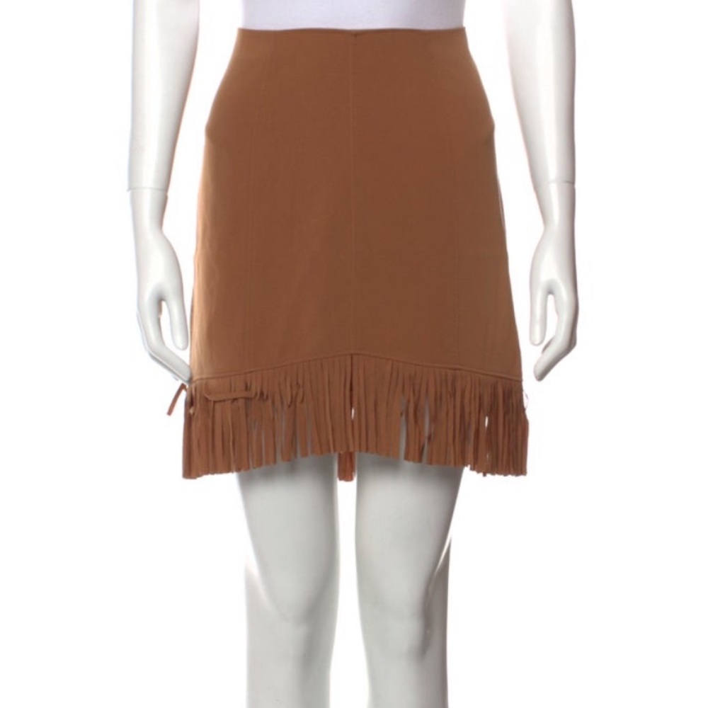 Cinq a Sept Fringe Mini Skirt